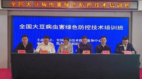 全国大豆病虫害绿色防控技术培训班在黑河举办