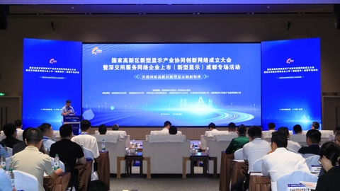 推进新型显示产业高质量发展，成都高新区加快建设“世界柔谷”
