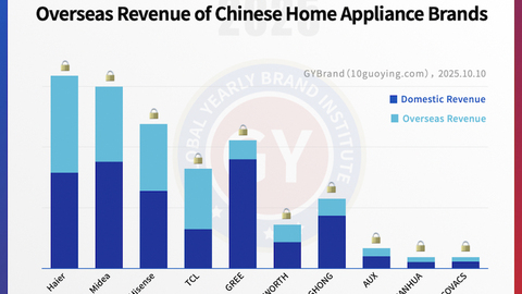 2025中国家电出海品牌10强发布，海尔位列第一